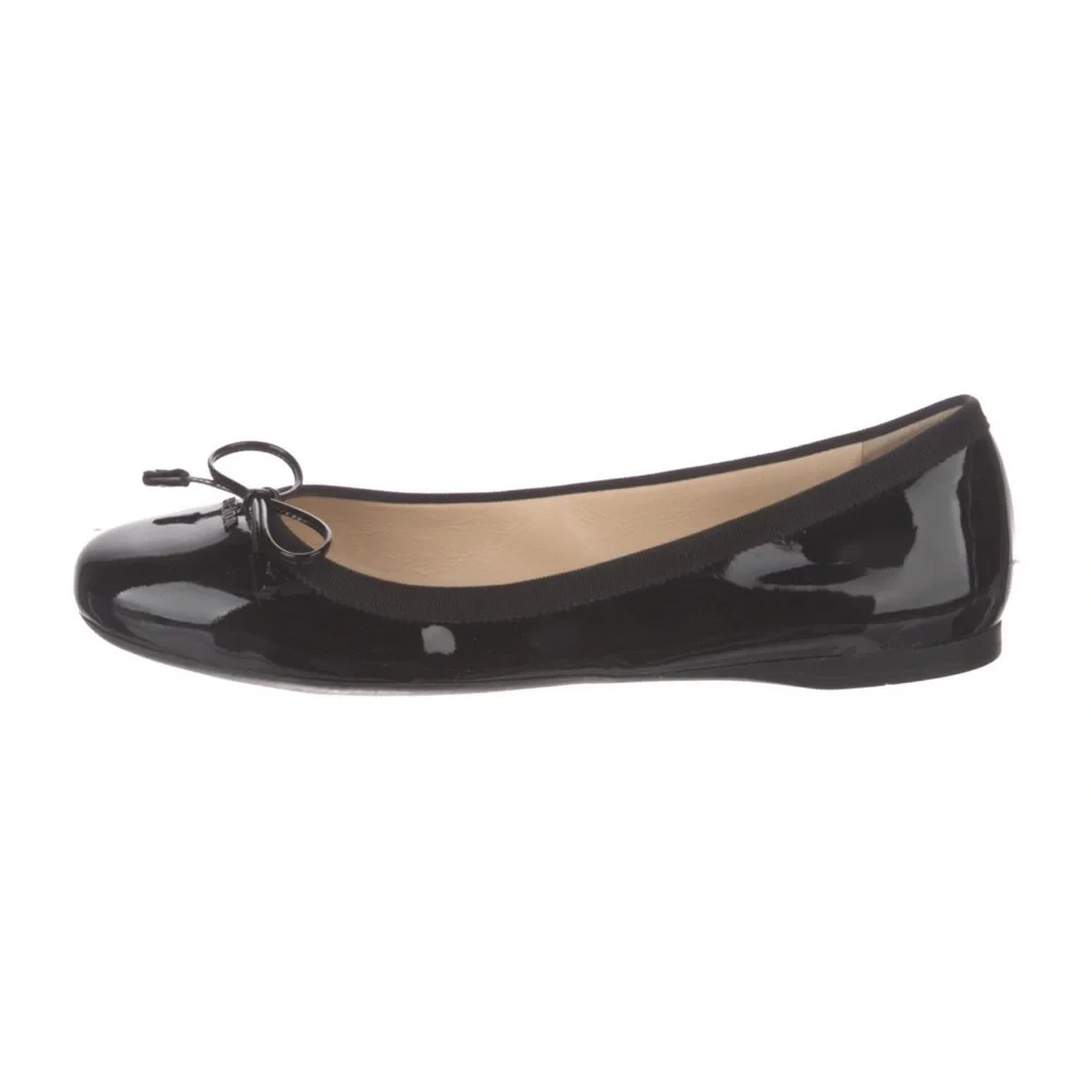 Prada Leather Ballet Flats🔥$375 NO VISIBLE SIGNS of damage,They are EVERYTHING! - Picture 3 of 16